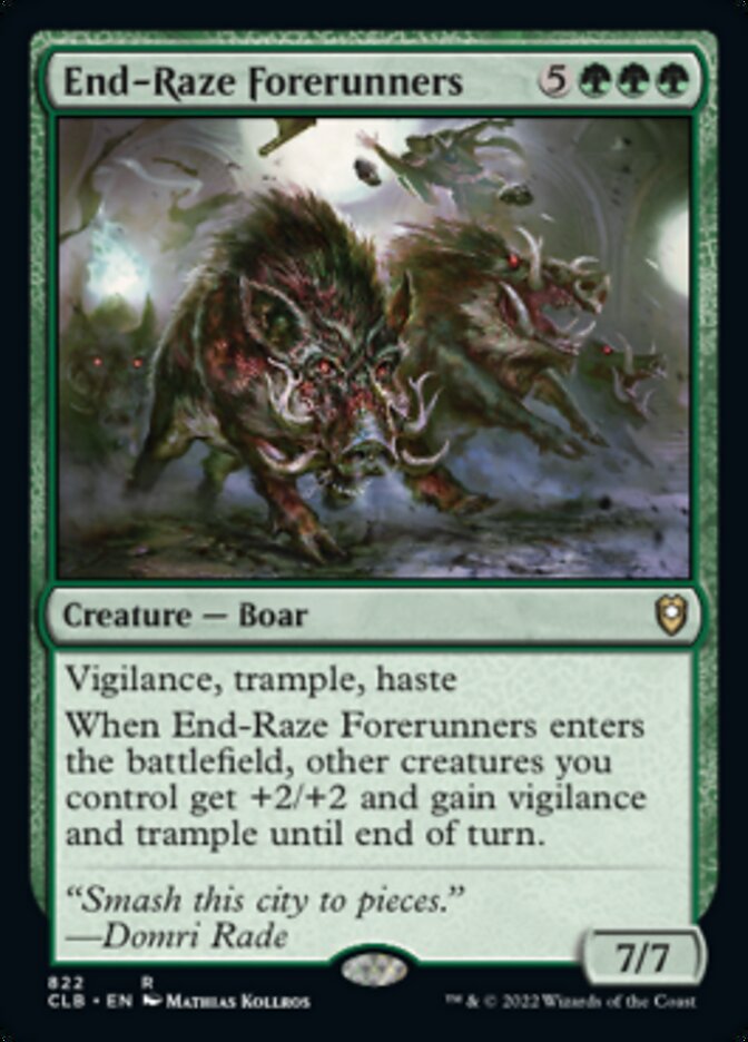 End-Raze Forerunners [Commander Legends: Battle for Baldur's Gate] | Exor Games Truro