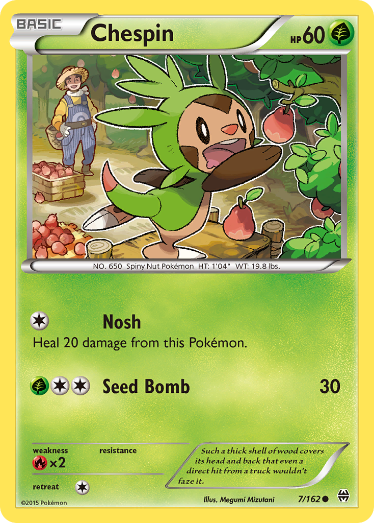 Chespin (7/162) [XY: BREAKthrough] | Exor Games Truro