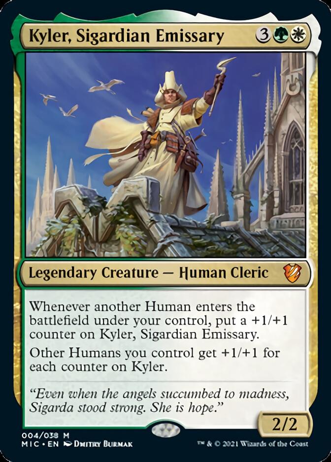 Kyler, Sigardian Emissary [Innistrad: Midnight Hunt Commander] | Exor Games Truro