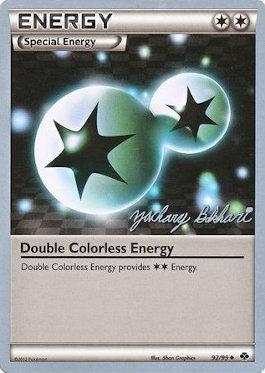 Double Colorless Energy (92/99) (CMT - Zachary Bokhari) [World Championships 2012] | Exor Games Truro