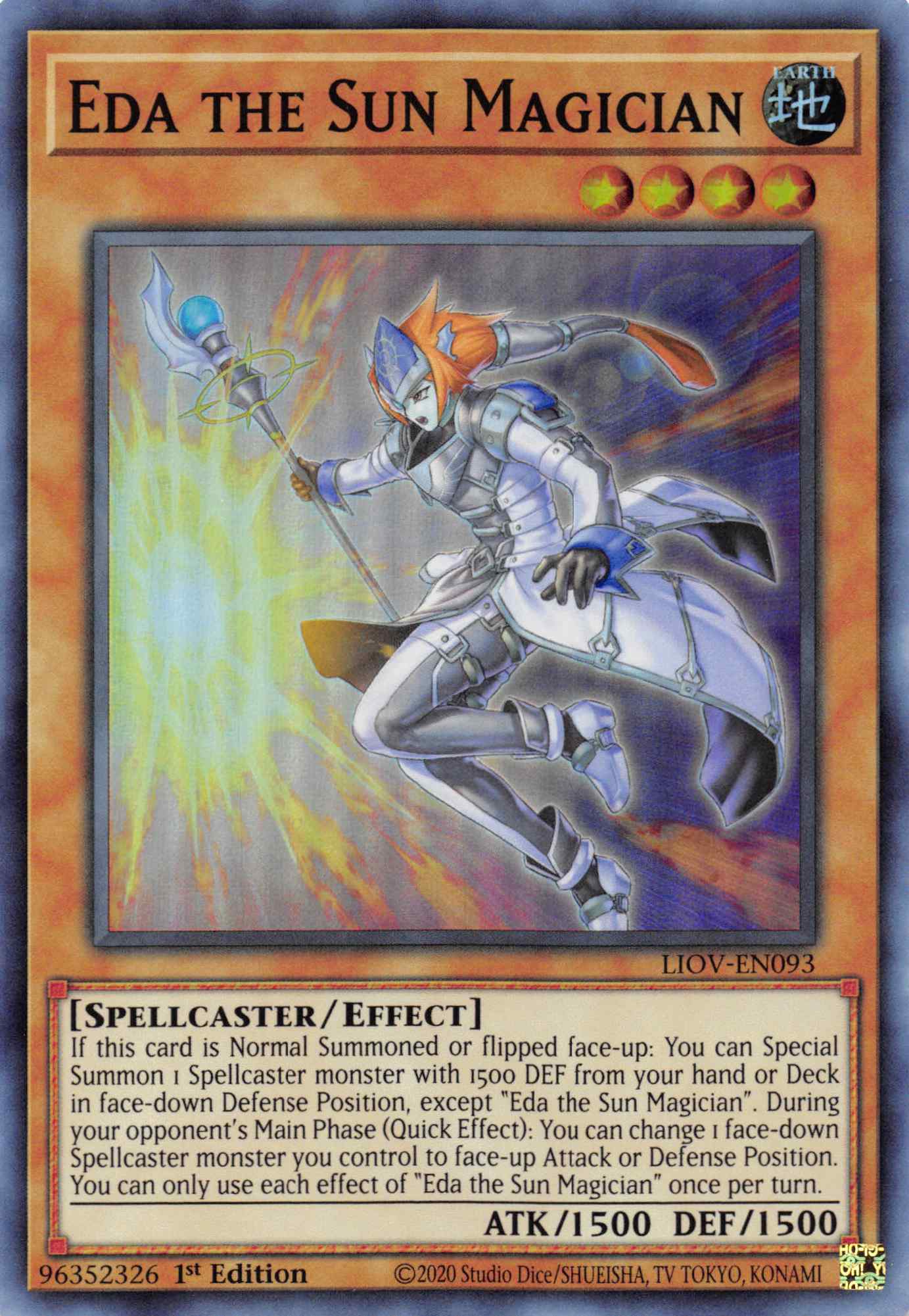 Eda the Sun Magician [LIOV-EN093] Super Rare | Exor Games Truro