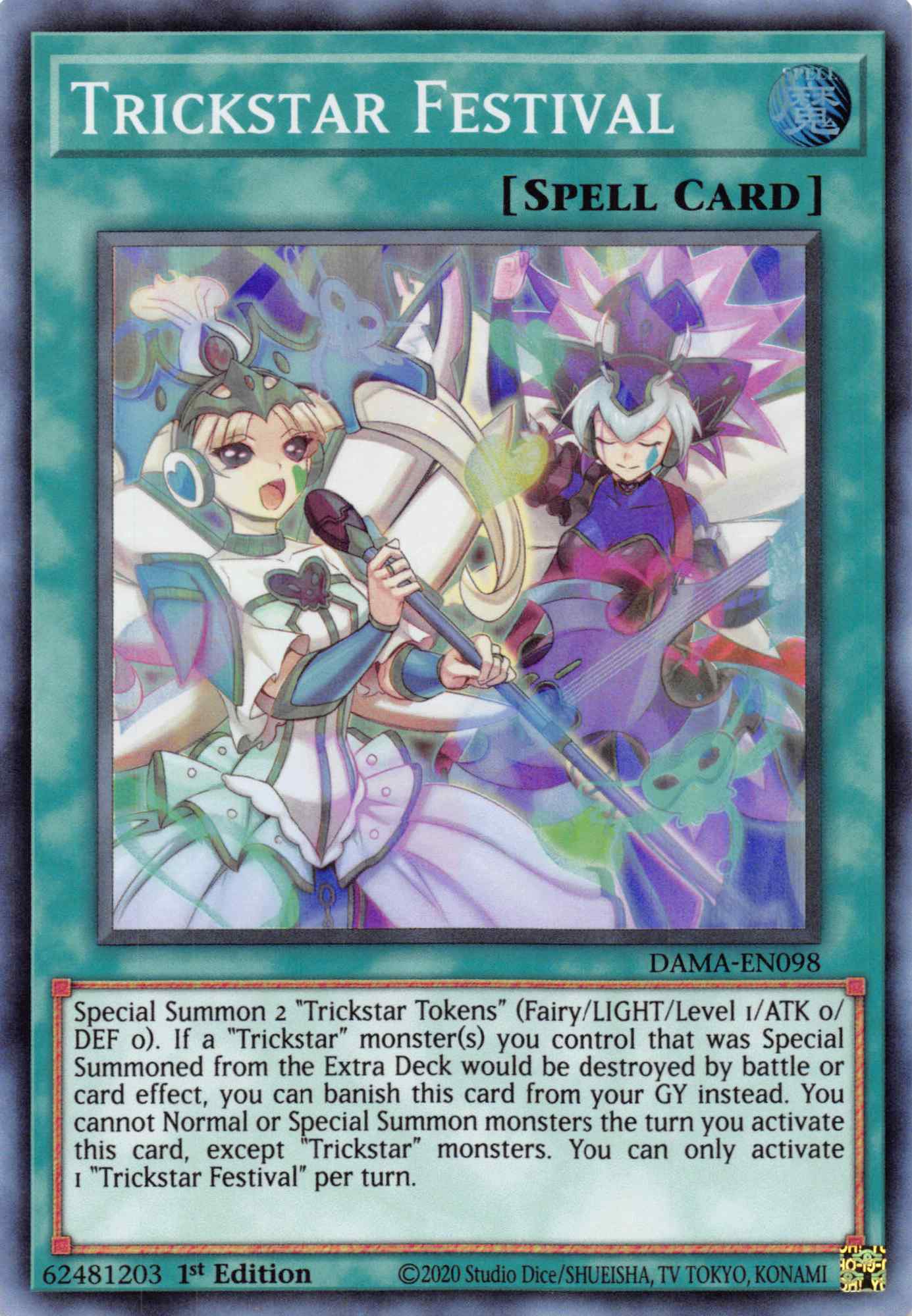 Trickstar Festival [DAMA-EN098] Super Rare | Exor Games Truro