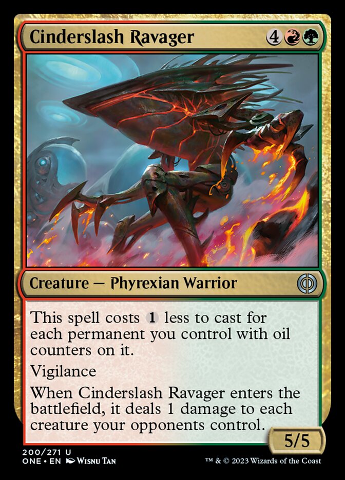 Cinderslash Ravager [Phyrexia: All Will Be One] | Exor Games Truro