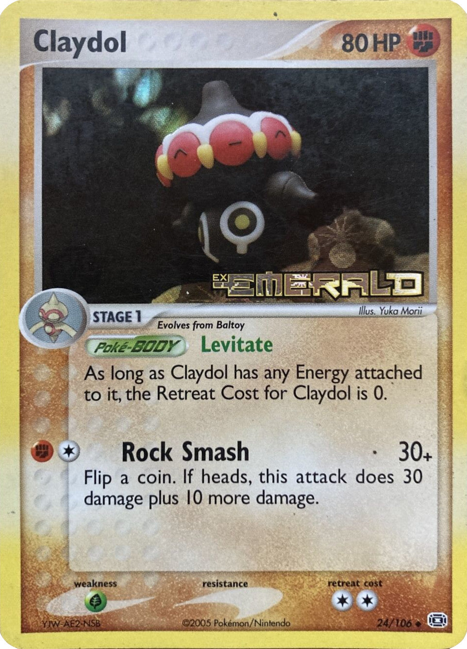 Claydol (24/106) (Stamped) [EX: Emerald] | Exor Games Truro