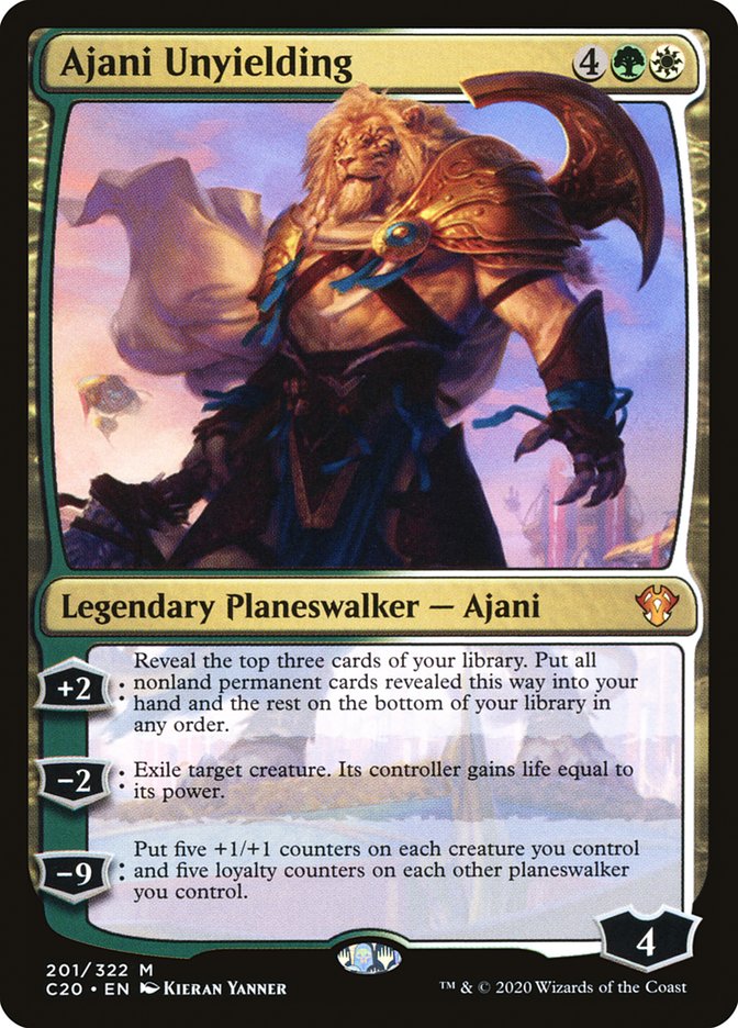 Ajani Unyielding [Commander 2020] | Exor Games Truro