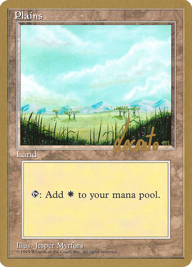 Plains (ml365) (Michael Loconto) [Pro Tour Collector Set] | Exor Games Truro