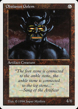 Obsianus Golem [Summer Magic / Edgar] | Exor Games Truro