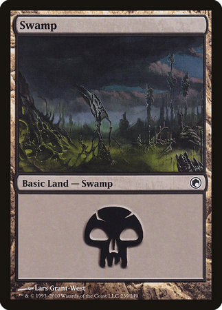 Swamp (239) [Scars of Mirrodin] | Exor Games Truro