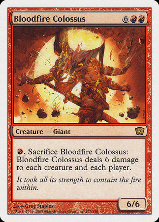 Bloodfire Colossus [Ninth Edition] | Exor Games Truro