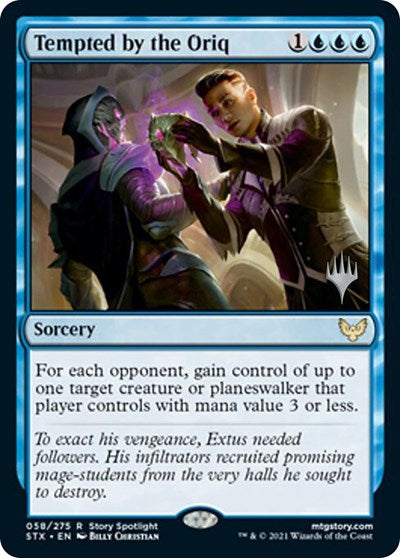 Tempted by the Oriq (Promo Pack) [Strixhaven: School of Mages Promos] | Exor Games Truro
