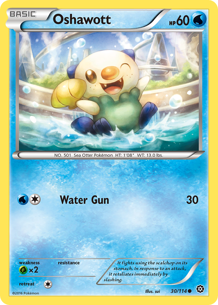 Oshawott (30/114) [XY: Steam Siege] | Exor Games Truro