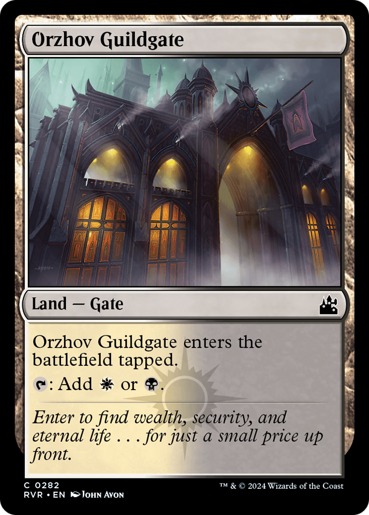 Orzhov Guildgate [Ravnica Remastered] | Exor Games Truro