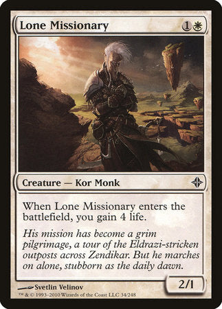 Lone Missionary [Rise of the Eldrazi] | Exor Games Truro