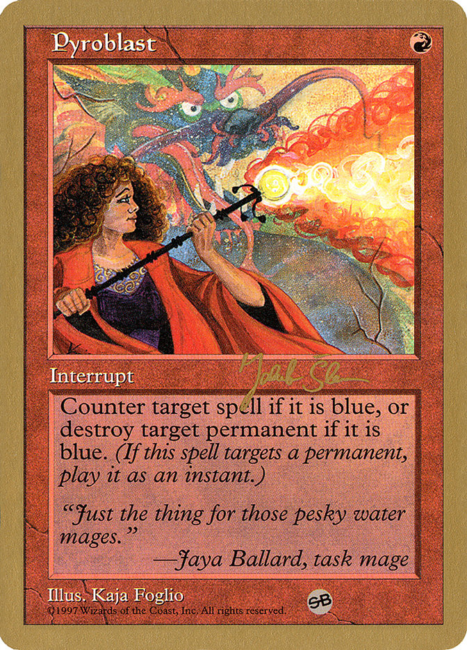 Pyroblast (Jakub Slemr) (SB) [World Championship Decks 1997] | Exor Games Truro