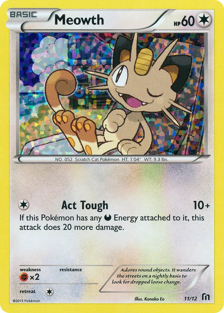 Meowth (11/12) [McDonald's Promos: 2016 Collection] | Exor Games Truro