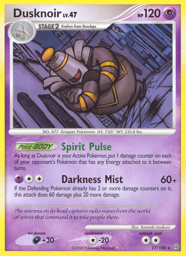 Dusknoir (17/100) [Diamond & Pearl: Stormfront] | Exor Games Truro