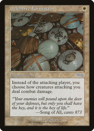 Defensive Formation [Urza's Saga] | Exor Games Truro