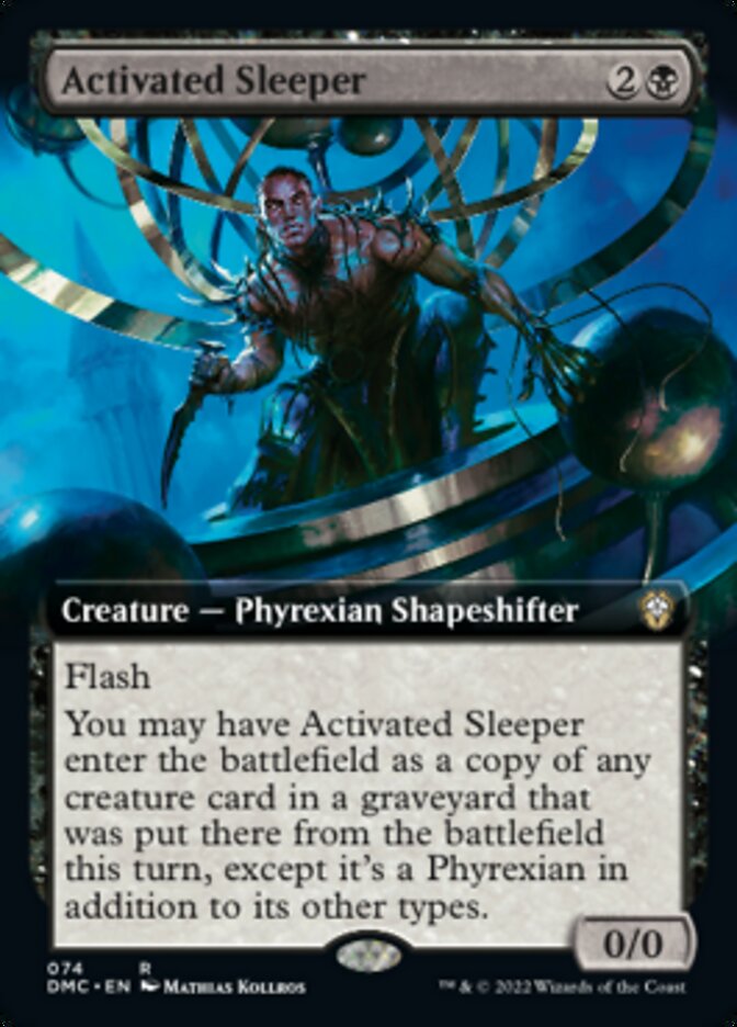 Activated Sleeper (Extended Art) [Dominaria United Commander] | Exor Games Truro