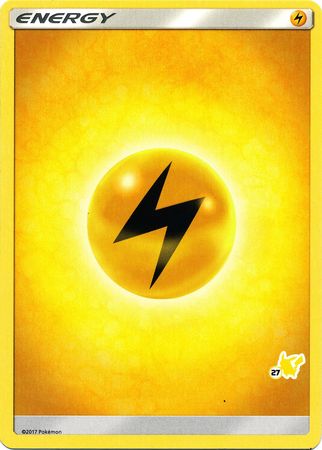 Lightning Energy (Pikachu Stamp #27) [Battle Academy 2020] | Exor Games Truro