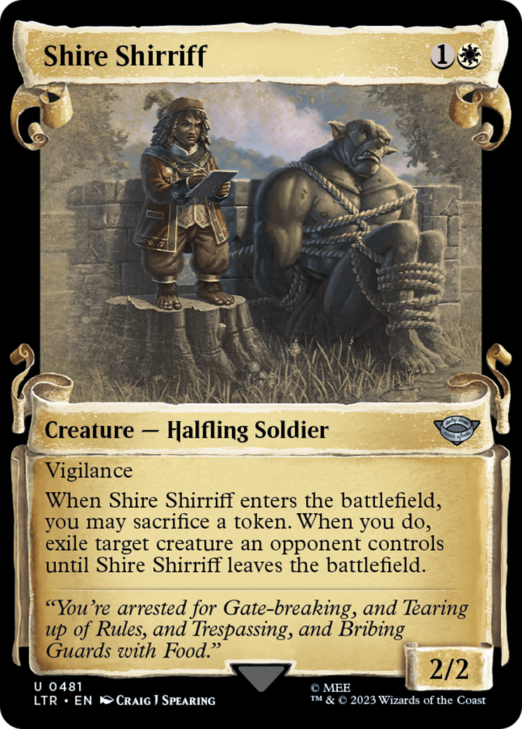 Shire Shirriff [The Lord of the Rings: Tales of Middle-Earth Showcase Scrolls] | Exor Games Truro