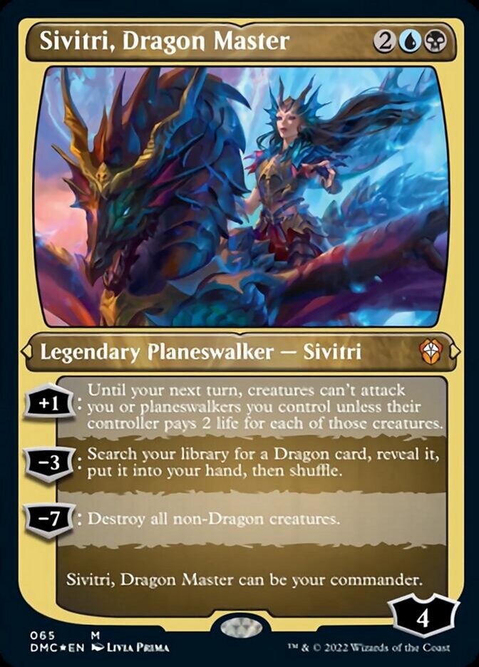 Sivitri, Dragon Master (Foil Etched) [Dominaria United Commander] | Exor Games Truro