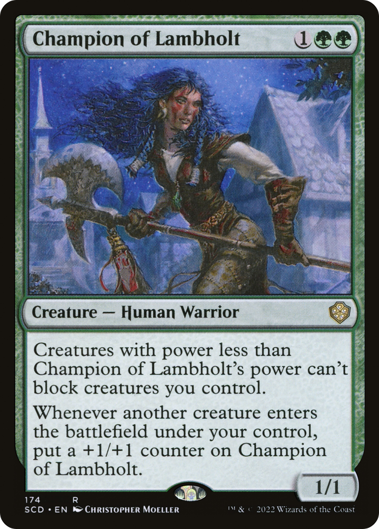 Champion of Lambholt [Starter Commander Decks] | Exor Games Truro