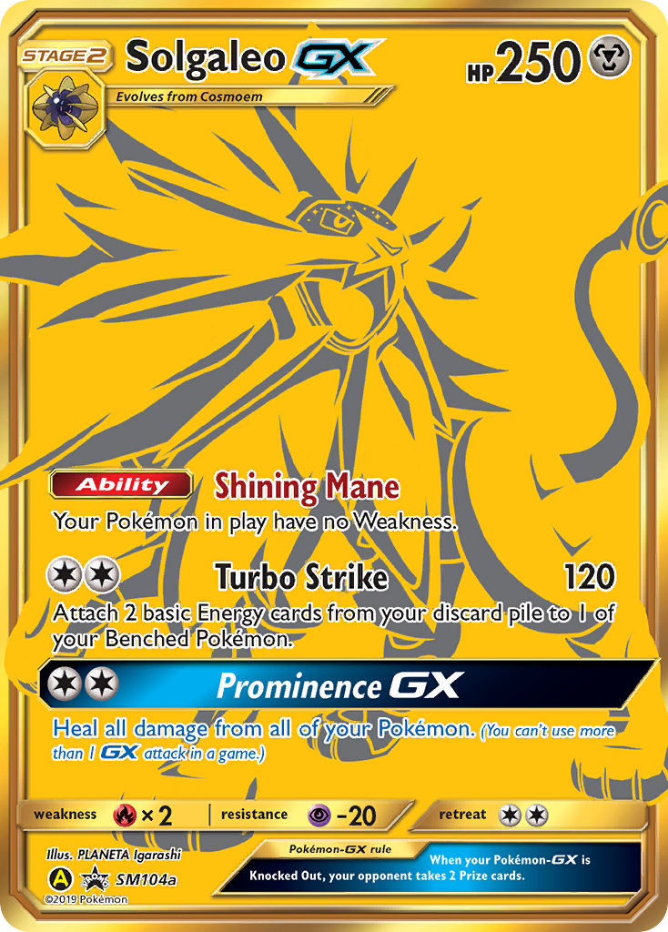 Solgaleo GX (SM104a) [Sun & Moon: Black Star Promos] | Exor Games Truro