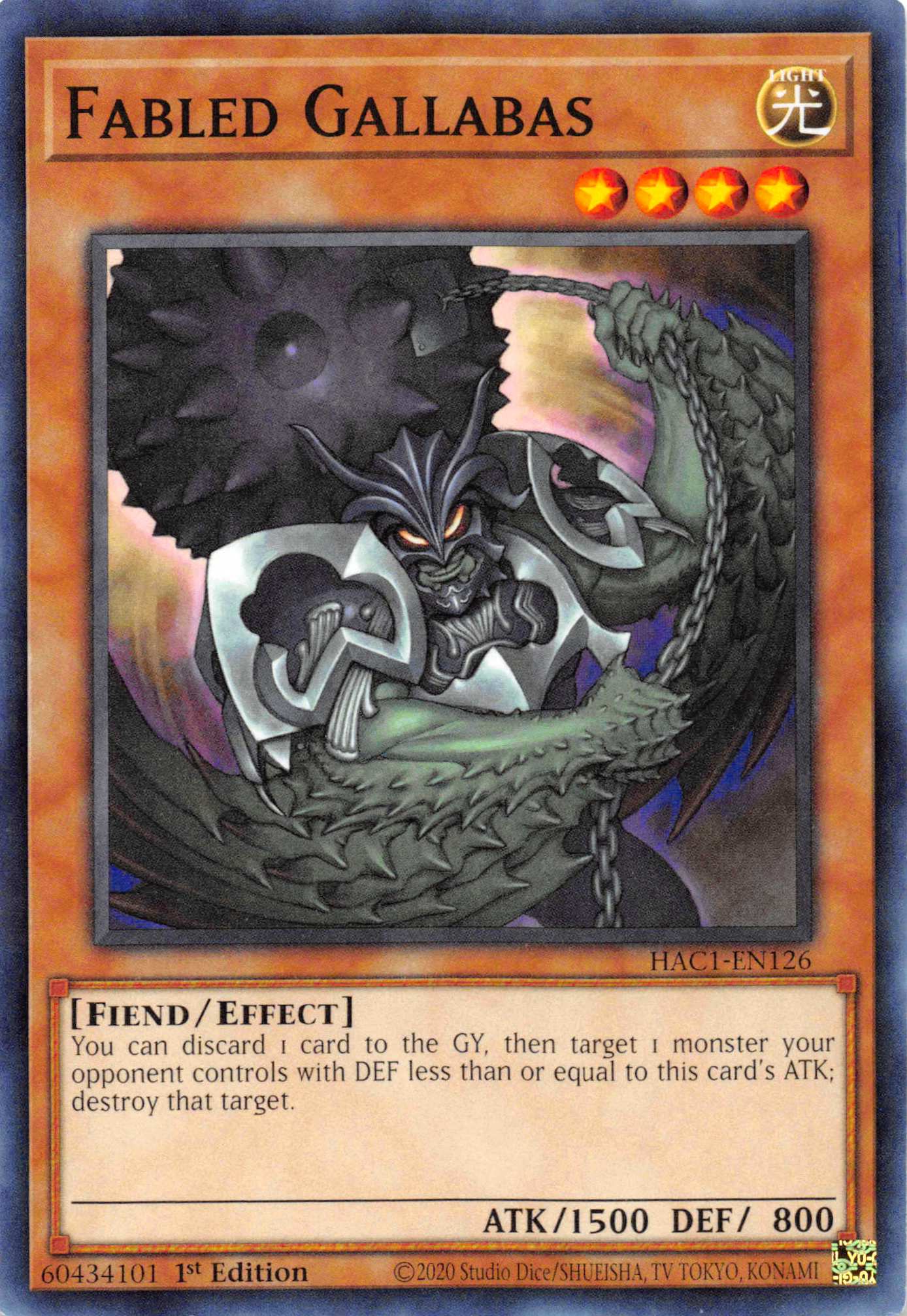 Fabled Gallabas [HAC1-EN126] Common | Exor Games Truro