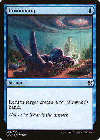 Unsummon [Explorers of Ixalan] | Exor Games Truro