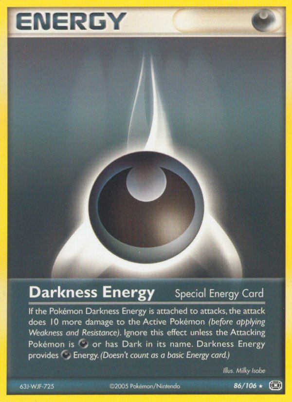 Darkness Energy (86/106) [EX: Emerald] | Exor Games Truro