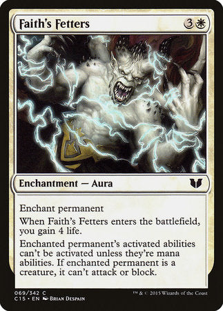 Faith's Fetters [Commander 2015] | Exor Games Truro
