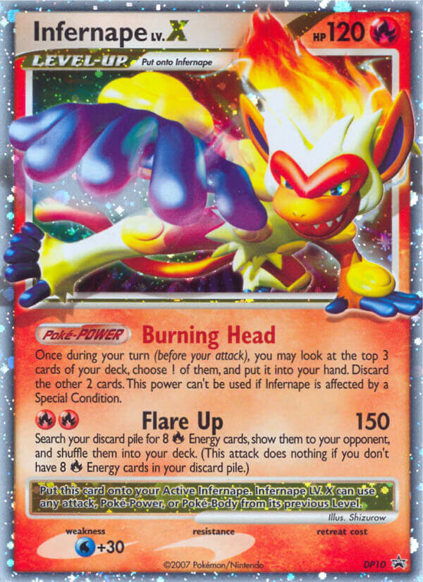 Infernape LV.X (DP10) [Diamond & Pearl: Black Star Promos] | Exor Games Truro