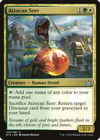 Atzocan Seer [Rivals of Ixalan] | Exor Games Truro