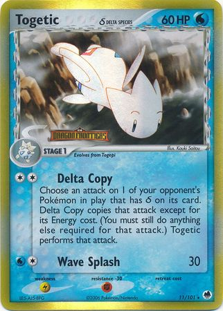 Togetic (11/101) (Delta Species) (Stamped) [EX: Dragon Frontiers] | Exor Games Truro