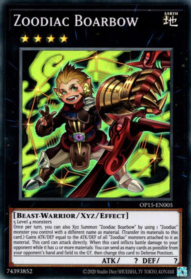 Zoodiac Boarbow [OP15-EN005] Super Rare | Exor Games Truro