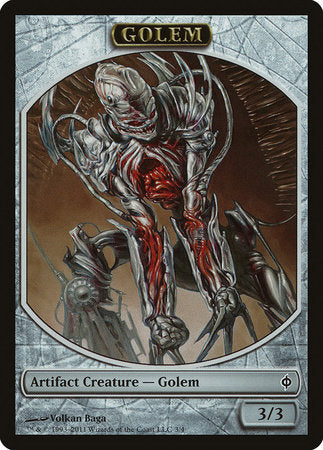 Golem Token [New Phyrexia Tokens] | Exor Games Truro