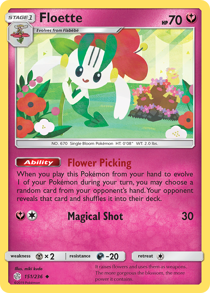 Floette (151/236) [Sun & Moon: Cosmic Eclipse] | Exor Games Truro