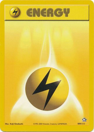 Lightning Energy (109/111) [Neo Genesis Unlimited] | Exor Games Truro