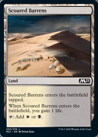 Scoured Barrens [Core Set 2021] | Exor Games Truro