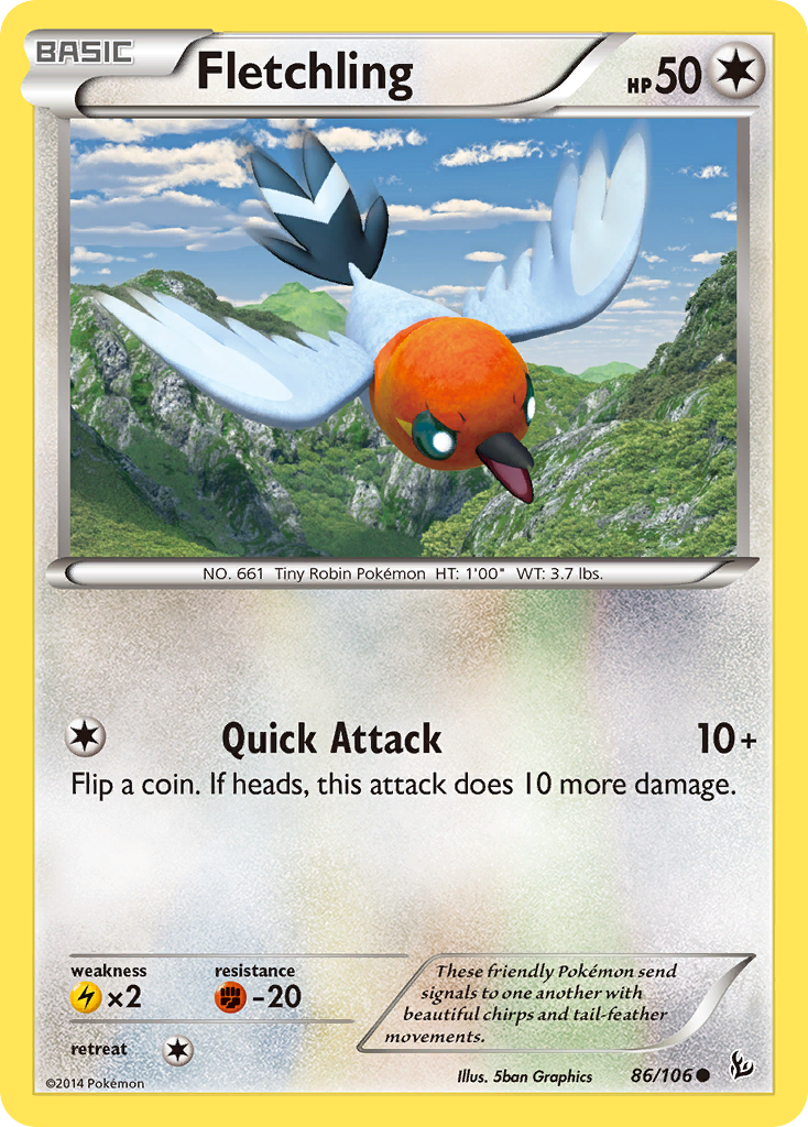 Fletchling (86/106) [XY: Flashfire] | Exor Games Truro