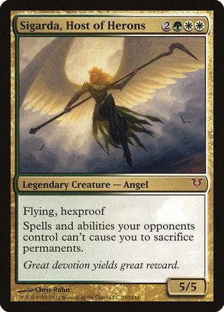 Sigarda, Host of Herons [Avacyn Restored] | Exor Games Truro