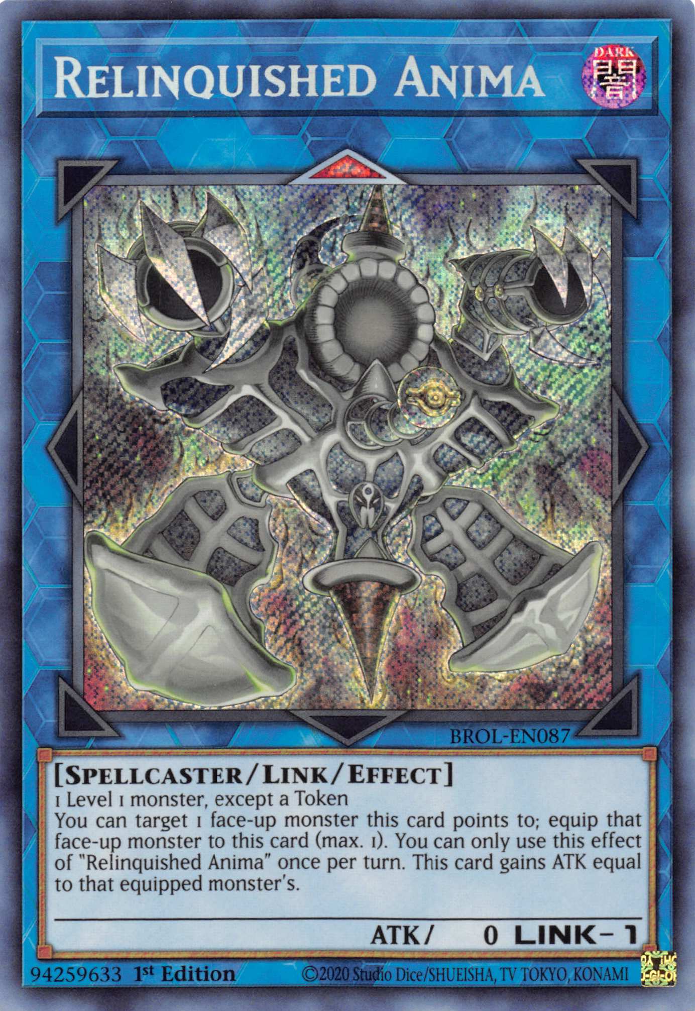 Relinquished Anima [BROL-EN087] Secret Rare | Exor Games Truro