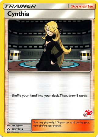 Cynthia (119/156) (Charizard Stamp #21) [Battle Academy 2020] | Exor Games Truro