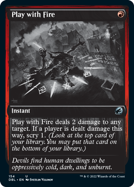 Play with Fire [Innistrad: Double Feature] | Exor Games Truro