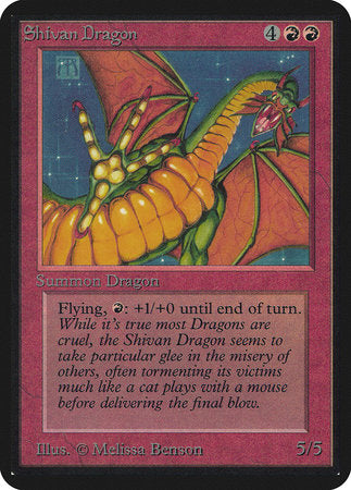 Shivan Dragon [Limited Edition Alpha] | Exor Games Truro