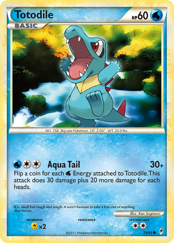 Totodile (74/95) [HeartGold & SoulSilver: Call of Legends] | Exor Games Truro