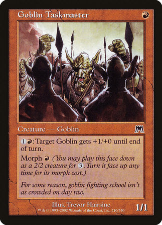 Goblin Taskmaster [Onslaught] | Exor Games Truro