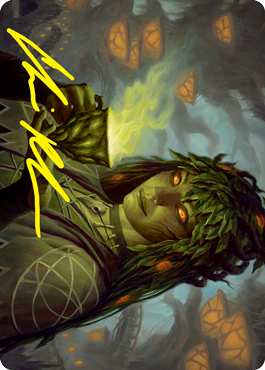 Dina, Soul Steeper Art Card (Gold-Stamped Signature) [Strixhaven: School of Mages Art Series] | Exor Games Truro