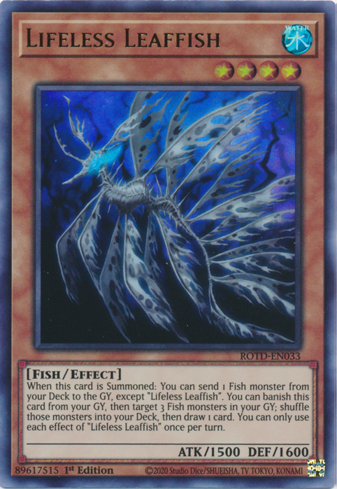 Lifeless Leaffish [ROTD-EN033] Ultra Rare | Exor Games Truro
