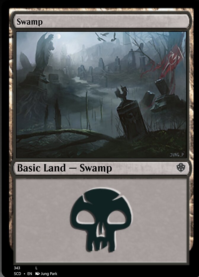 Swamp (343) [Starter Commander Decks] | Exor Games Truro